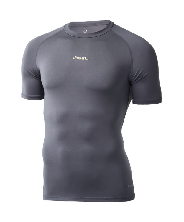 Футболка компрессионная с коротким рукавом JOGEL CAMP PerFormDRY Top SS, темно-серый (1535148)