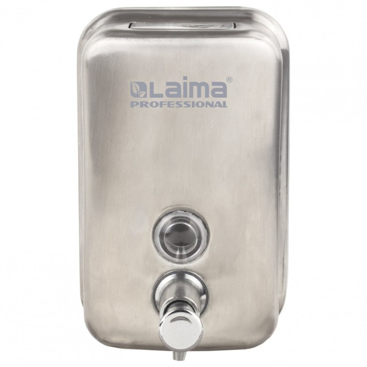 Дозатор для жидкого мыла Laima Professional INOX 0,5 л нержавеющая сталь матовый 605396 (1) (91888)