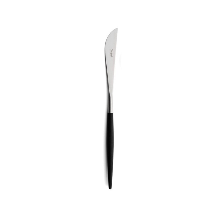 Нож десертный GO.06, нержавеющая сталь 18/10, композитный материал, matte chrom/black, CUTIPOL