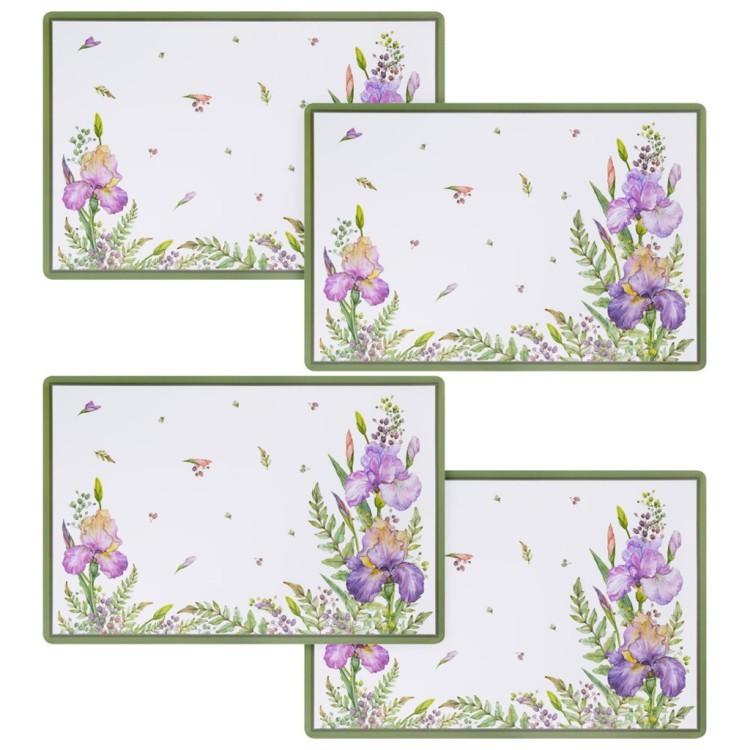 Набор подстановочных салфеток "irises" из 4 шт., 45х30 см Lefard (771-170)