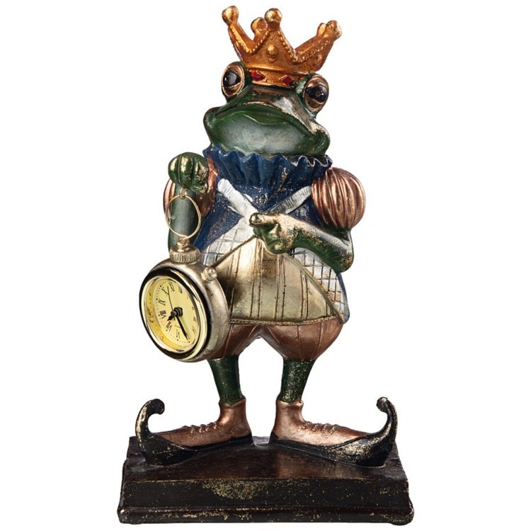 Часы "английская коллекция  "лягушка" 15,5*10,5*25,5 см Lefard (774-104)
