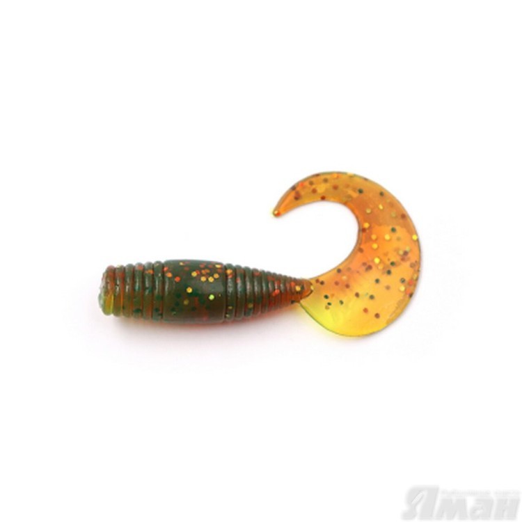 Твистер Yaman Spry Tail, 3" цвет 20 - Kiwi Shad, 8 шт Y-ST3-20 (70758)