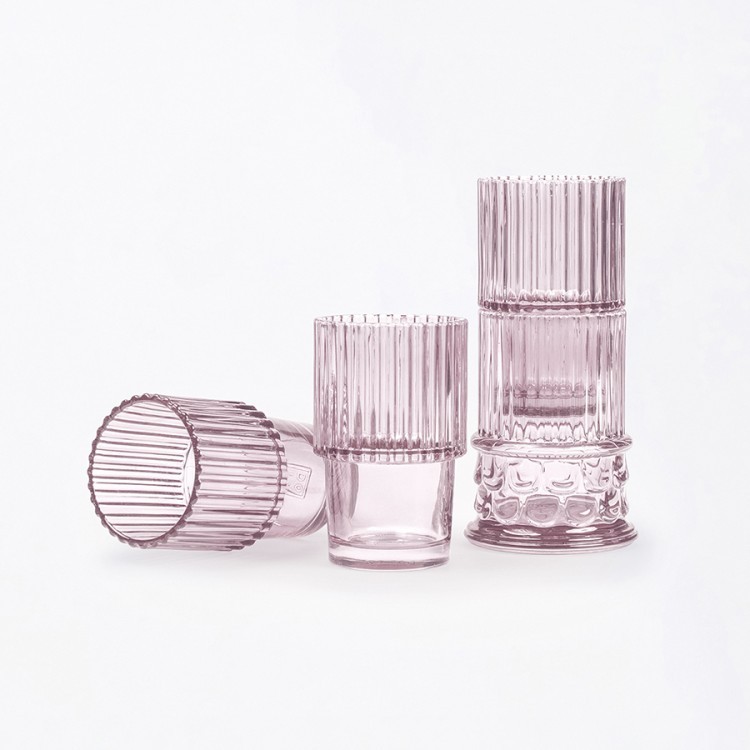 Набор из 4-х стаканов athena, розовые (75739)
