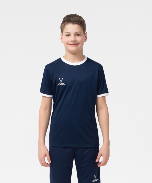 Футболка футбольная CAMP Origin, темно-синий/белый, детский (702166)
