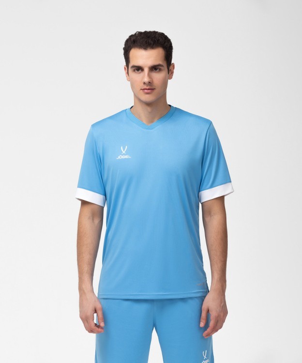 Футболка игровая JOGEL DIVISION PerFormDRY Union Jersey, голубой/белый/белый (1751664)