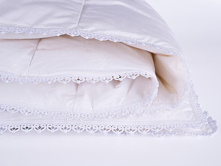 Одеяло всесезонное из белого гусиного пуха Natura Sanat Идеальное приданое 150х200 ИП-О-5-2 (89186)