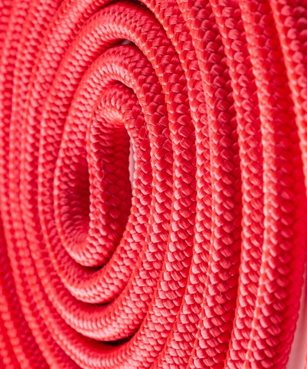 Скакалка для художественной гимнастики RGJ-401, 3 м, красный (843935)