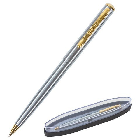 Ручка подарочная шариковая Brauberg Maestro 0,5 мм синяя 143468 (2) (86896)