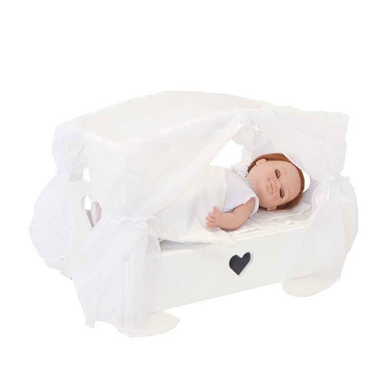 Кроватка с бельевым ящиком  Серии "Любимая кукла", цвет Элис (PFD120-80)