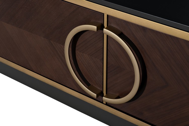 Консоль шпон 2 ящика 120*80*35см (TT-00016517)