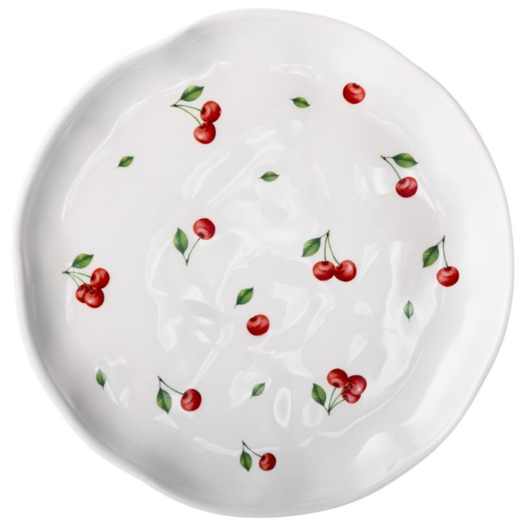 Набор тарелок закусочных lefard "cherry" 2 шт. 21*21,5*2,5 см Lefard (358-2344)