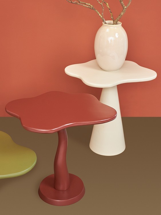 Столик приставной fluid, 56х49 см, сепия (78644)