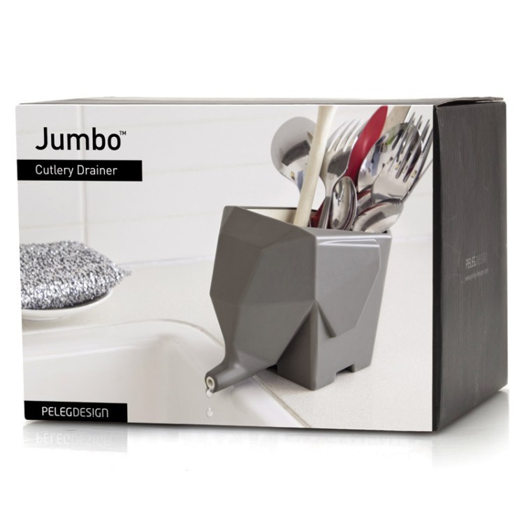 Сушилка для столовых приборов jumbo серая (44717)