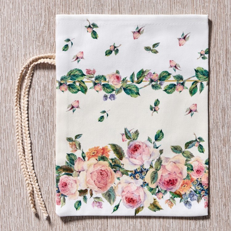 Набор мешочков из 2-х шт "винтаж " 17х23см,100% хлопок,бежевый ,твил,пропитка Lefard (850-714-91)