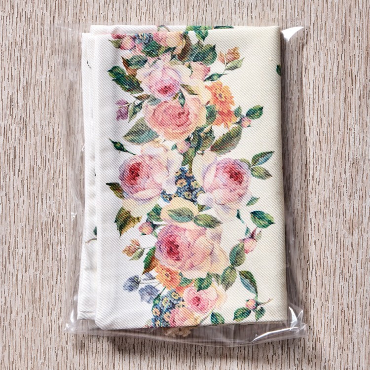 Набор мешочков из 2-х шт "винтаж " 17х23см,100% хлопок,бежевый ,твил,пропитка Lefard (850-714-91)