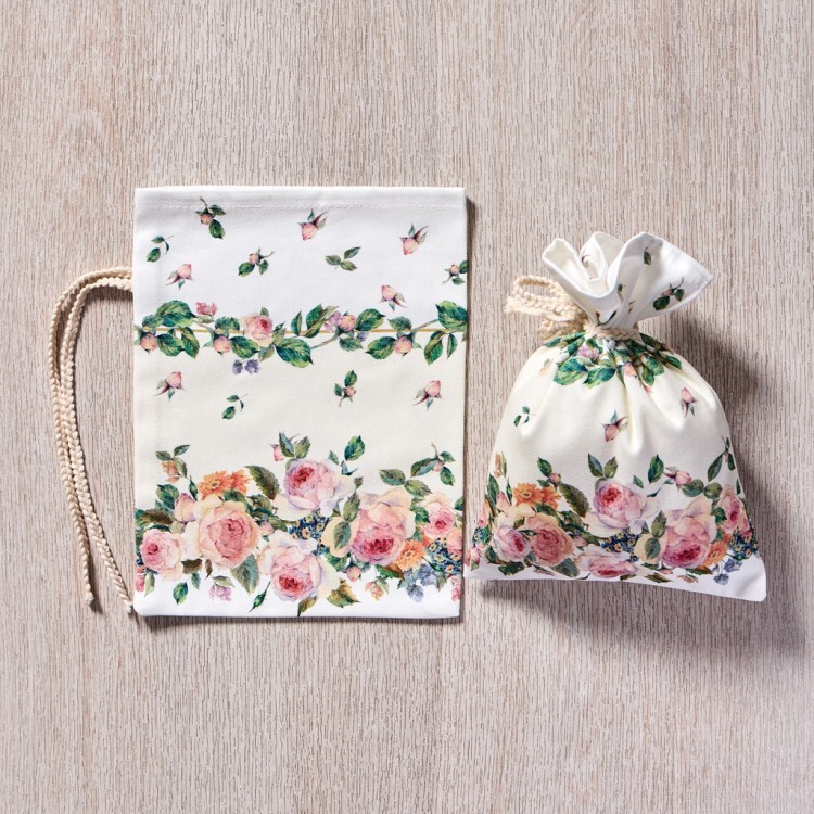 Набор мешочков из 2-х шт "винтаж " 17х23см,100% хлопок,бежевый ,твил,пропитка Lefard (850-714-91)