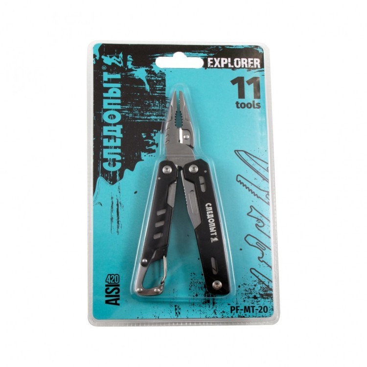 Мультитул Следопыт Explorer 11 предметов PF-MT-20 (85168)