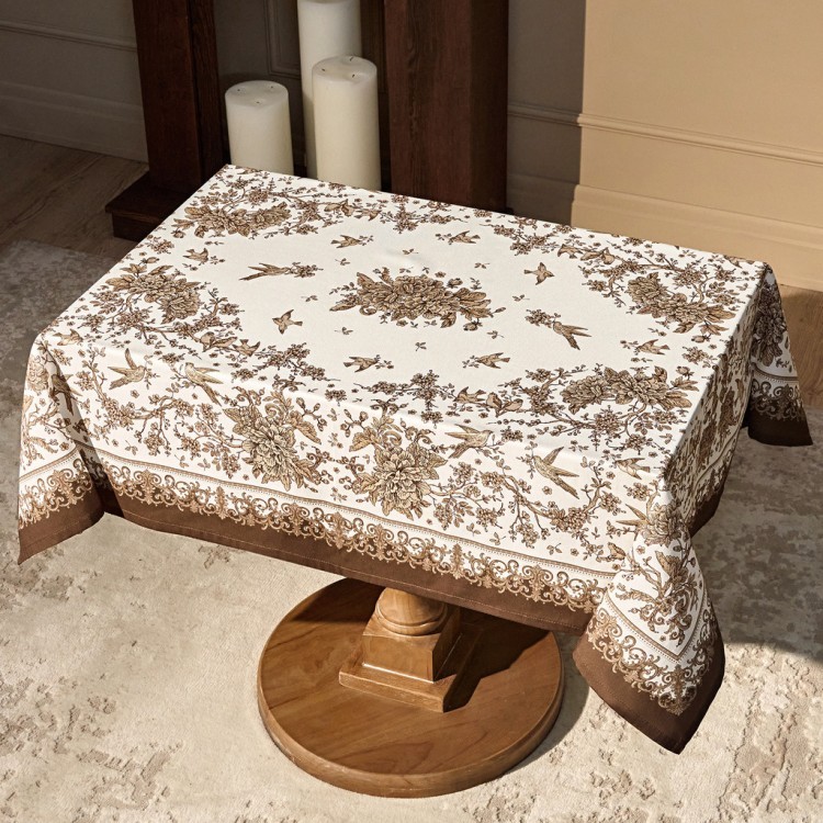 Скатерть "rich garden" 110х140см ,белый ,100% хлопок ,твил с пропиткой Lefard (850-754-20)