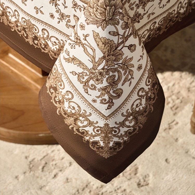 Скатерть "rich garden" 110х140см ,белый ,100% хлопок ,твил с пропиткой Lefard (850-754-20)