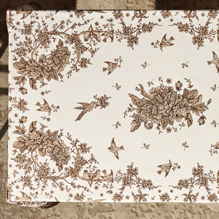 Скатерть "rich garden" 110х140см ,белый ,100% хлопок ,твил с пропиткой Lefard (850-754-20)