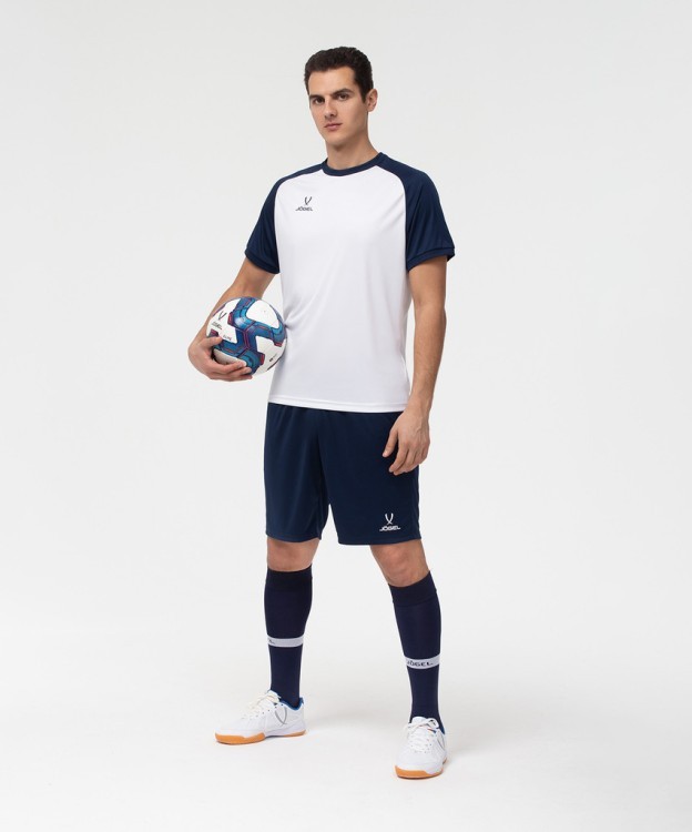 Футболка игровая JOGEL CAMP Reglan Jersey, белый/темно-синий (701731)