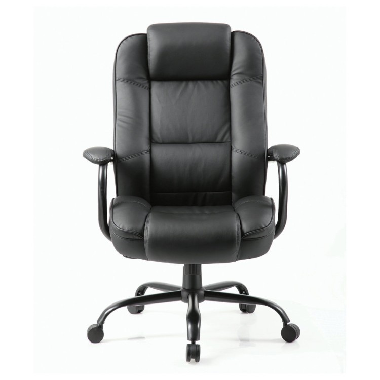 Кресло руководителя Brabix Premium Heavy Duty HD-002 до 200 кг экокожа черное 531829 (1) (71823)
