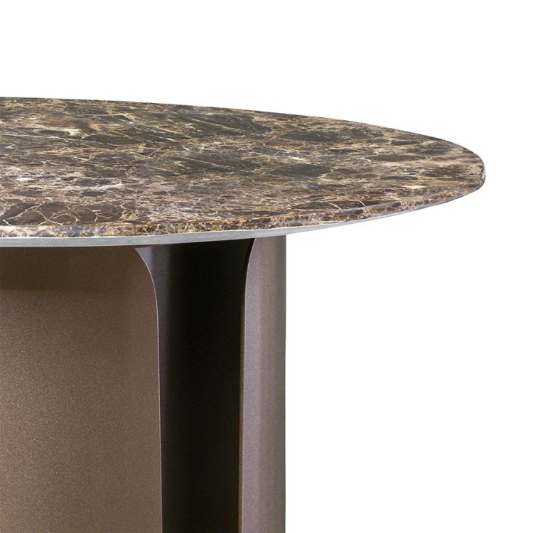 Столик кофейный inger, D60 см, коричневый (74252)