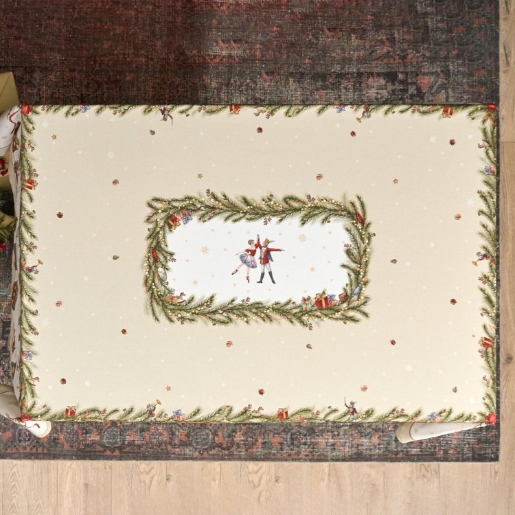 Скатерть "щелкунчик" 140х180см бежевый,100%хлопок , твил Lefard (850-757-2)