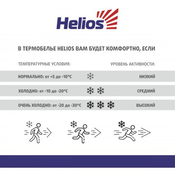 Мужское термобелье Helios Tex Thermo Sport комплект черный (XL) (82430s88212)