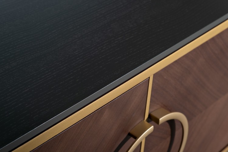 Тумба под TV 4-х дверная шпон 200*58*40см (TT-00016522)