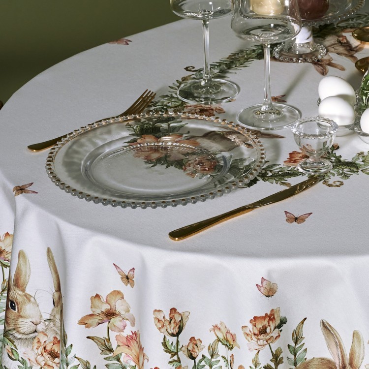 Скатерть овальная "sense", 140х180см, 100% хлопок,твил c пропиткой Lefard (850-753-4)