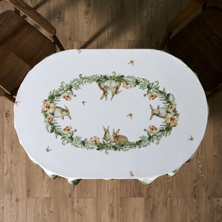 Скатерть овальная "sense", 140х180см, 100% хлопок,твил c пропиткой Lefard (850-753-4)