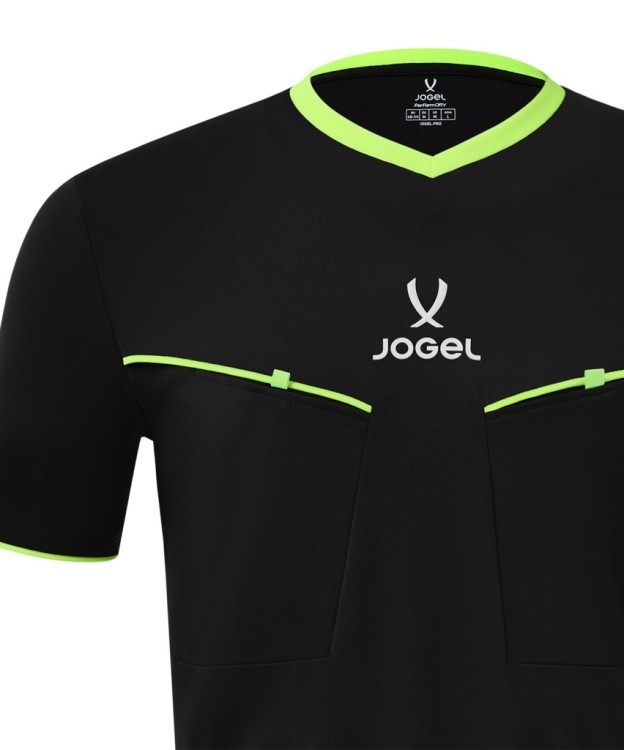 Футболка судейская JOGEL DIVISION PerFormDRY Referee SS Tee 2.0, черный (2133831)