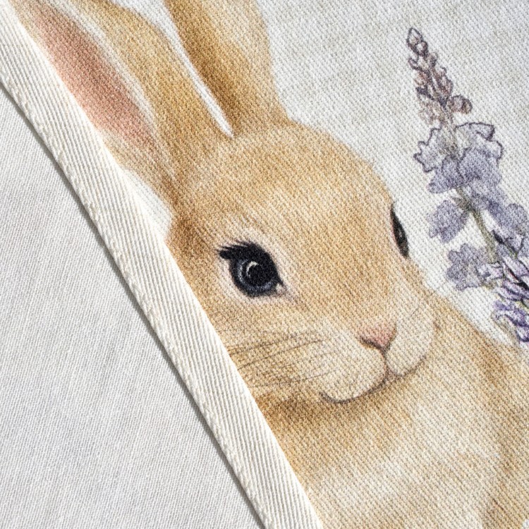 Скатерть круглая "лавандовая весна" 145см, 100%хлопок, твил с пропиткой Lefard (850-768-27)