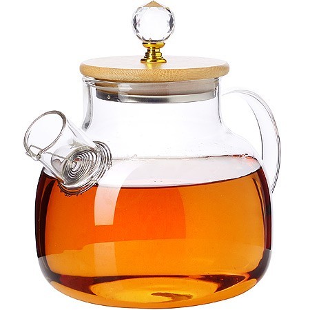 Заварочный чайник 3пр 1л стек бамбук LR (60095)