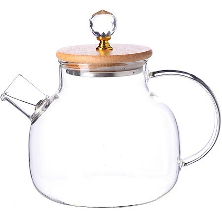 Заварочный чайник 3пр 1л стек бамбук LR (60095)