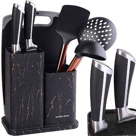 Набор:подставка для ножей+разд доска Mayer&Boch (31302)