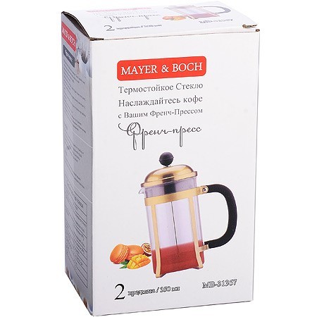 Заварник Френч-Пресс (350мл) Mayer&Boch (x30) (31367) Заварник Френч-Пресс (350мл) Mayer&Boch (x30) (31367)