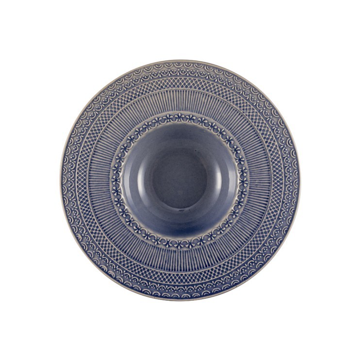 Тарелка LSKA034DN006230, костяной фарфор, blue, LE COQ