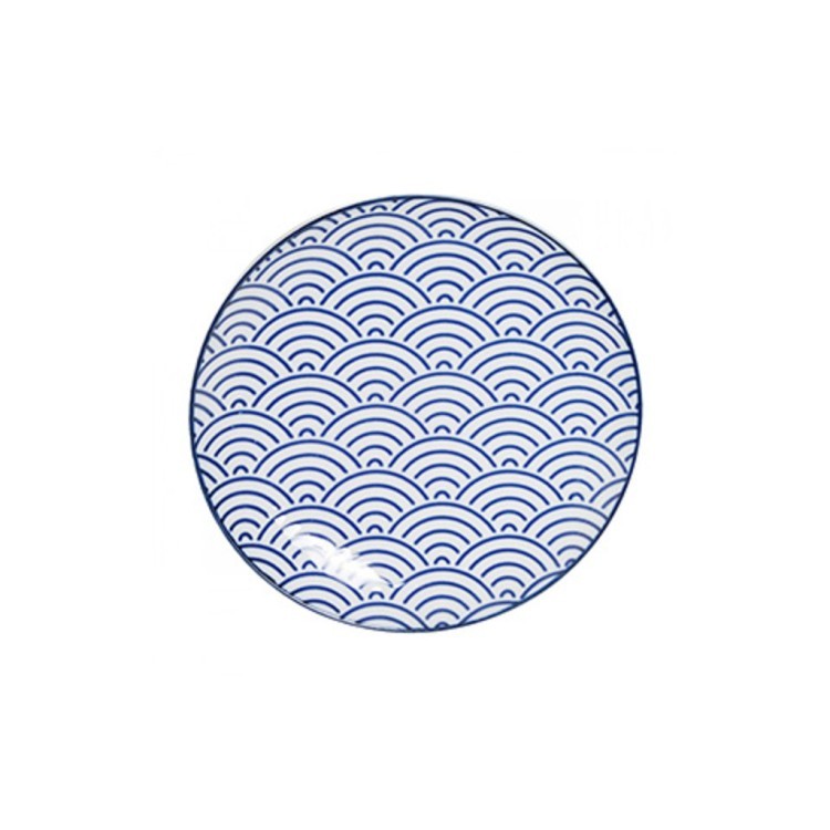 Тарелка 16018, фарфор, blue, TOKYO DESIGN