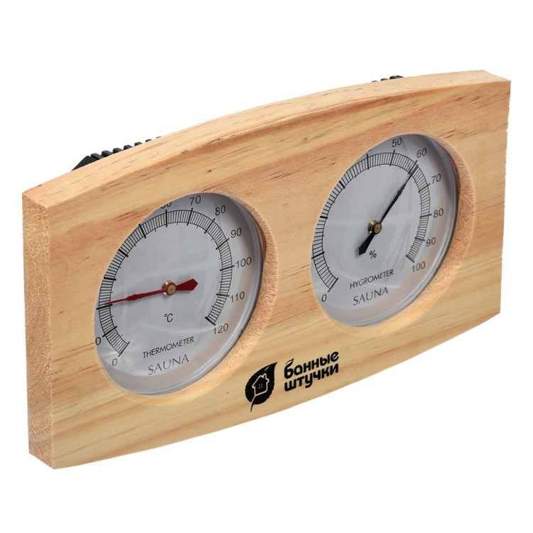 Термометр с гигрометром для бани и сауны Банная станция 18024 (63771)