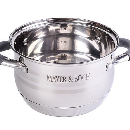 Кастрюля 2,1л нерж с/кр Mayer&Boch (30942) Кастрюля 2,1л нерж с/кр Mayer&Boch (30942)
