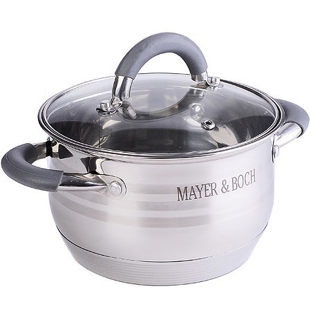 Кастрюля 2,1л нерж с/кр Mayer&Boch (30942) Кастрюля 2,1л нерж с/кр Mayer&Boch (30942)