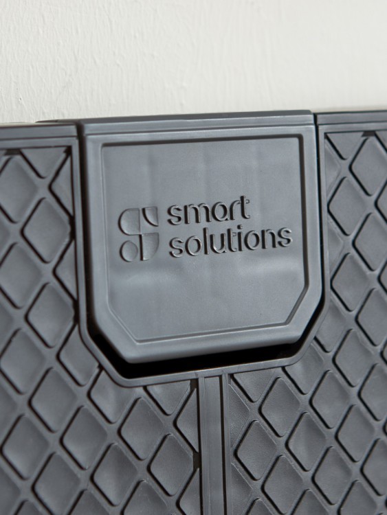 Стремянка stable, 3 ступени, 1 м, черная (79748)