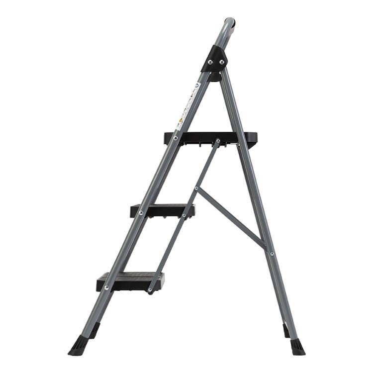 Стремянка stable, 3 ступени, 1 м, черная (79748)