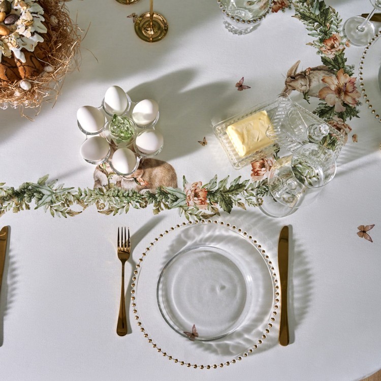 Скатерть  овальная  "sense" ,180х300см ,зеленый,100%хлопок ,твил Lefard (850-753-42)