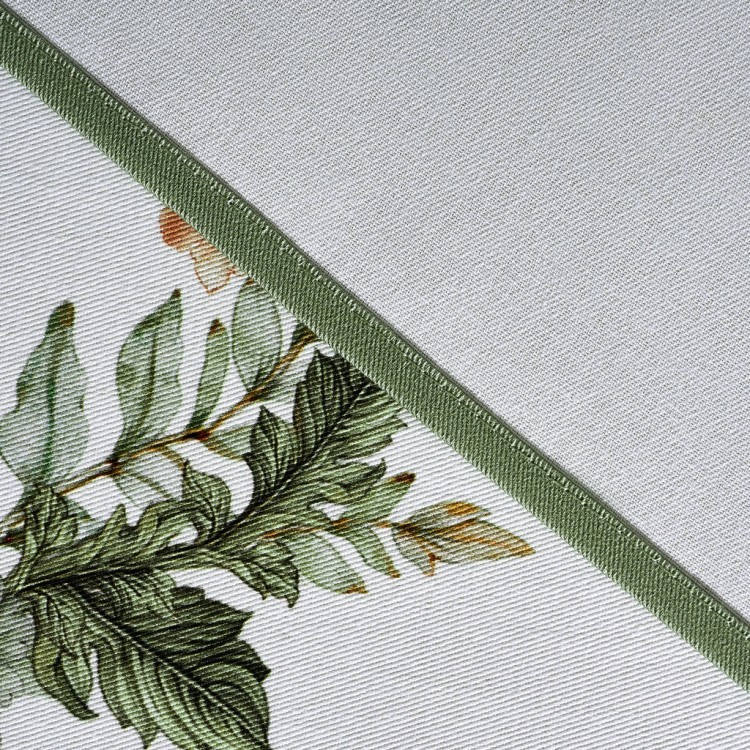 Скатерть  овальная  "sense" ,180х300см ,зеленый,100%хлопок ,твил Lefard (850-753-42)