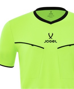 Футболка судейская JOGEL DIVISION PerFormDRY Referee SS Tee 2.0, желтый неон (2133842)
