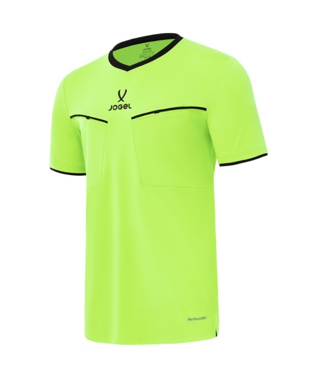 Футболка судейская JOGEL DIVISION PerFormDRY Referee SS Tee 2.0, желтый неон (2133842)