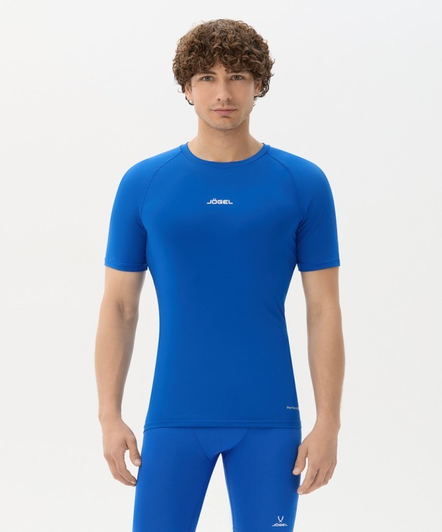 Футболка компрессионная с коротким рукавом JOGEL CAMP PerFormDRY Top SS, синий (1535139)